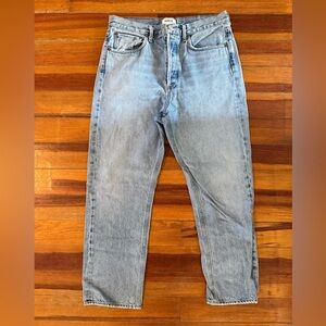 Agolde Blue Straight Jeans Classic Style